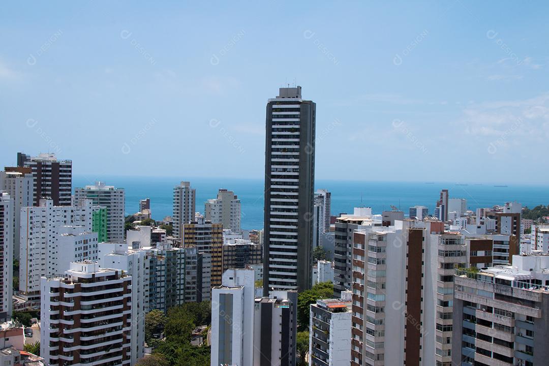 Vista de prédios na cidade de Salvador Bahia Brasil