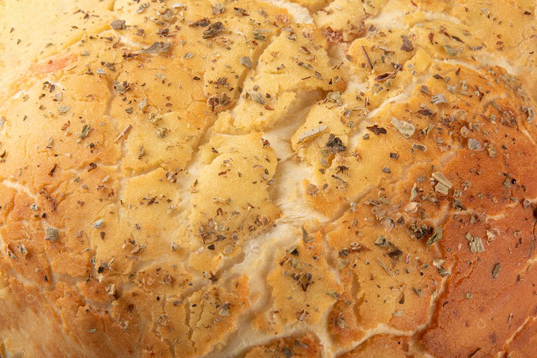 Fundo com textura de pão caseiro