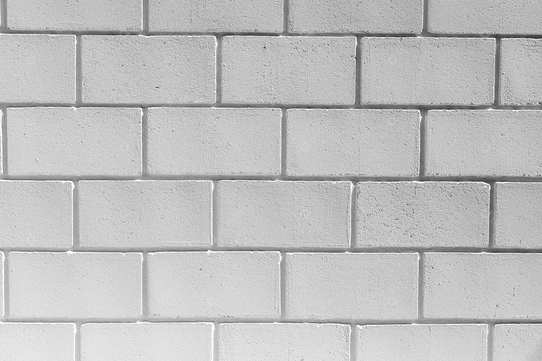 Fundo com textura de tijolo retangular branco