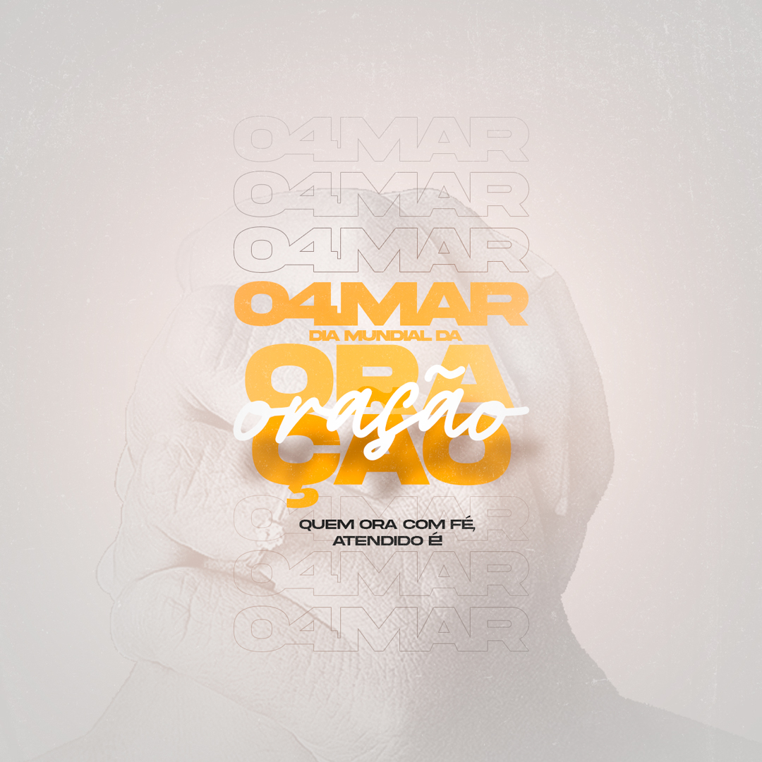 Social Media Dia da Oração 4 De Março PSD Editável
