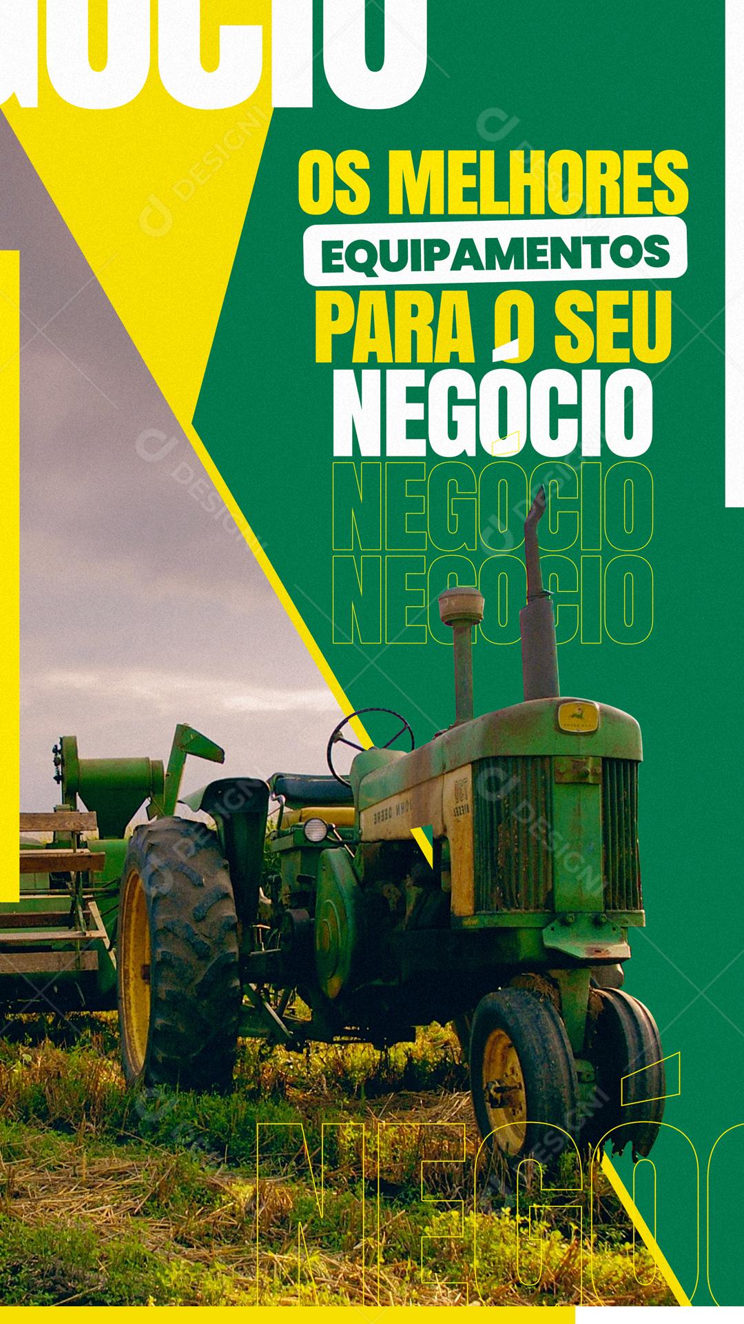 Os Melhores Equipamentos Para O Seu Negócio Social Media PSD Editável