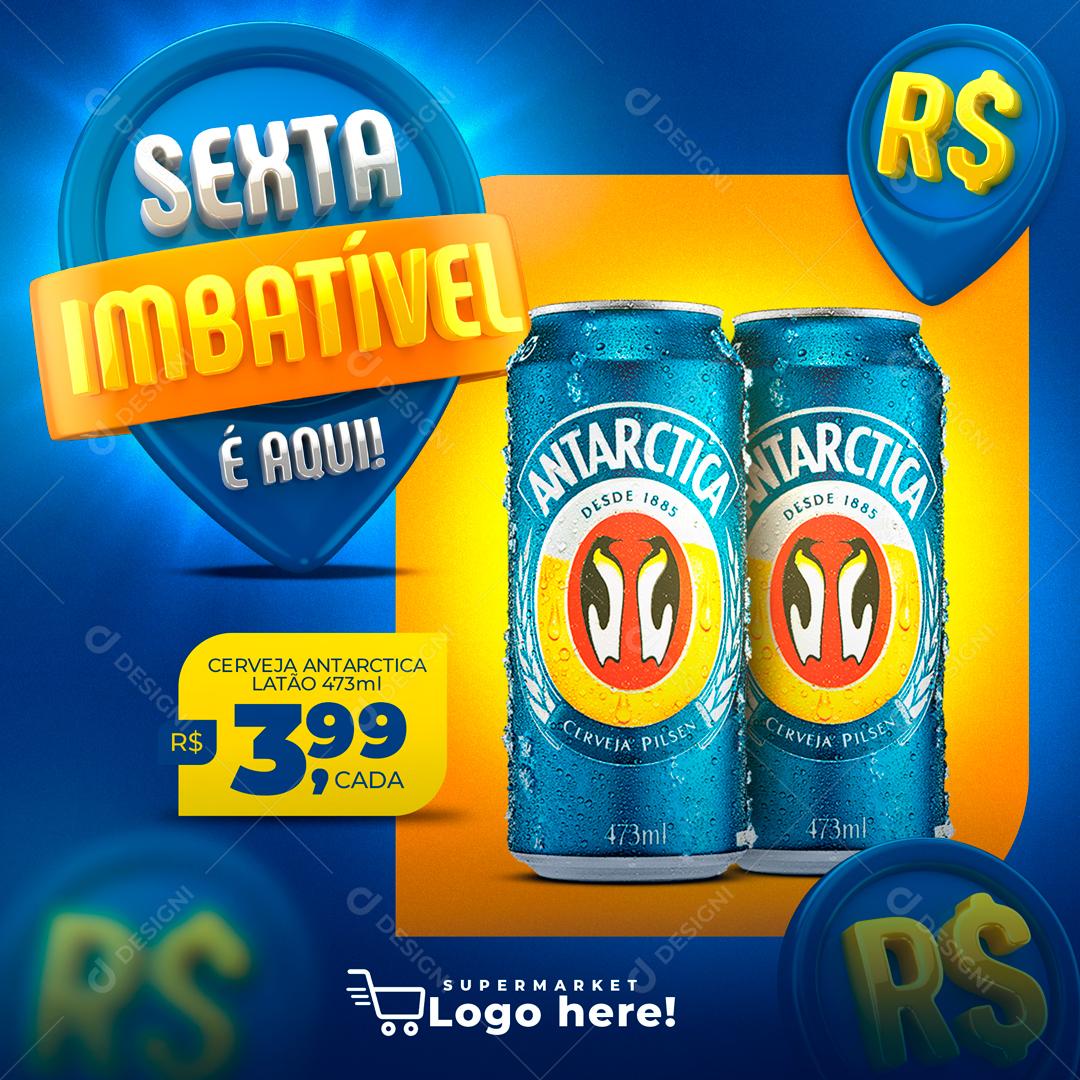 Sexta Imbatível é Aqui Promoções Social Media PSD Editável