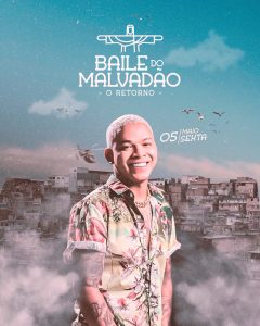 Social Media Baile Do Malvadão O Retorno Agenda Flyers PSD Editável