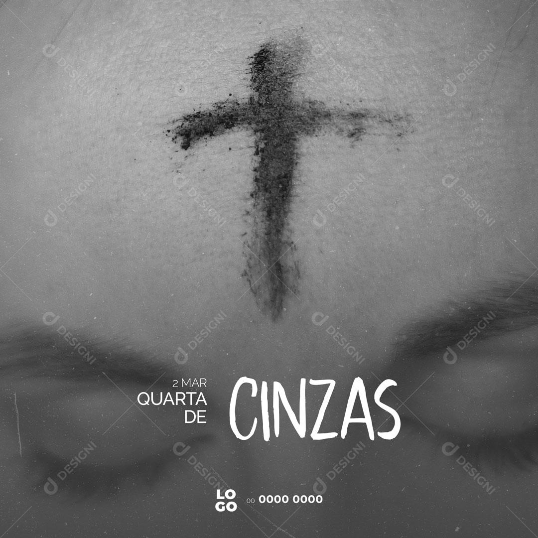 Social Media 02 de Março Quarta Feira de Cinzas Social Media PSD Editável