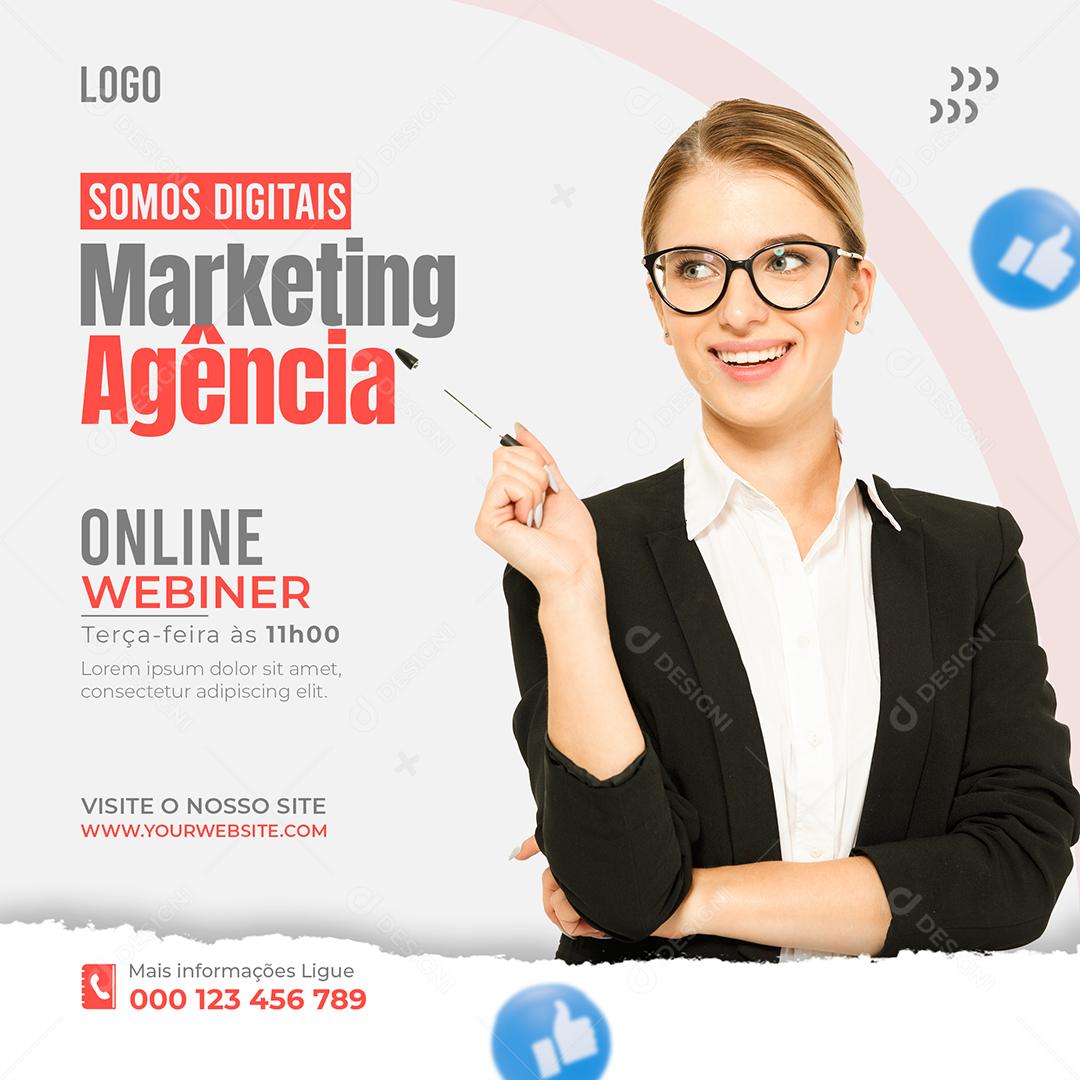 Somos Criativos Marketing Agência Social Media PSD Editável