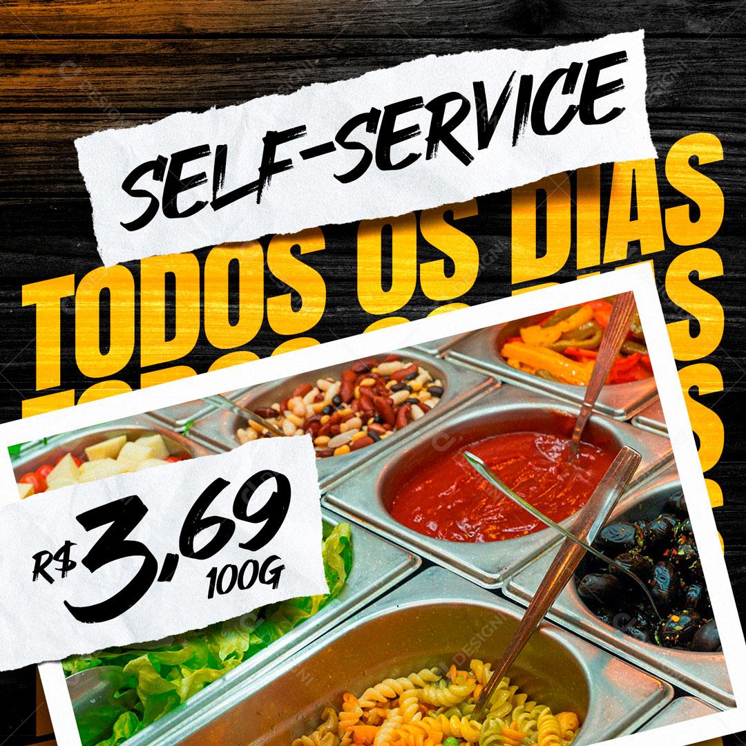 Self Service Todos Os Dia Soia Media PSD Editável