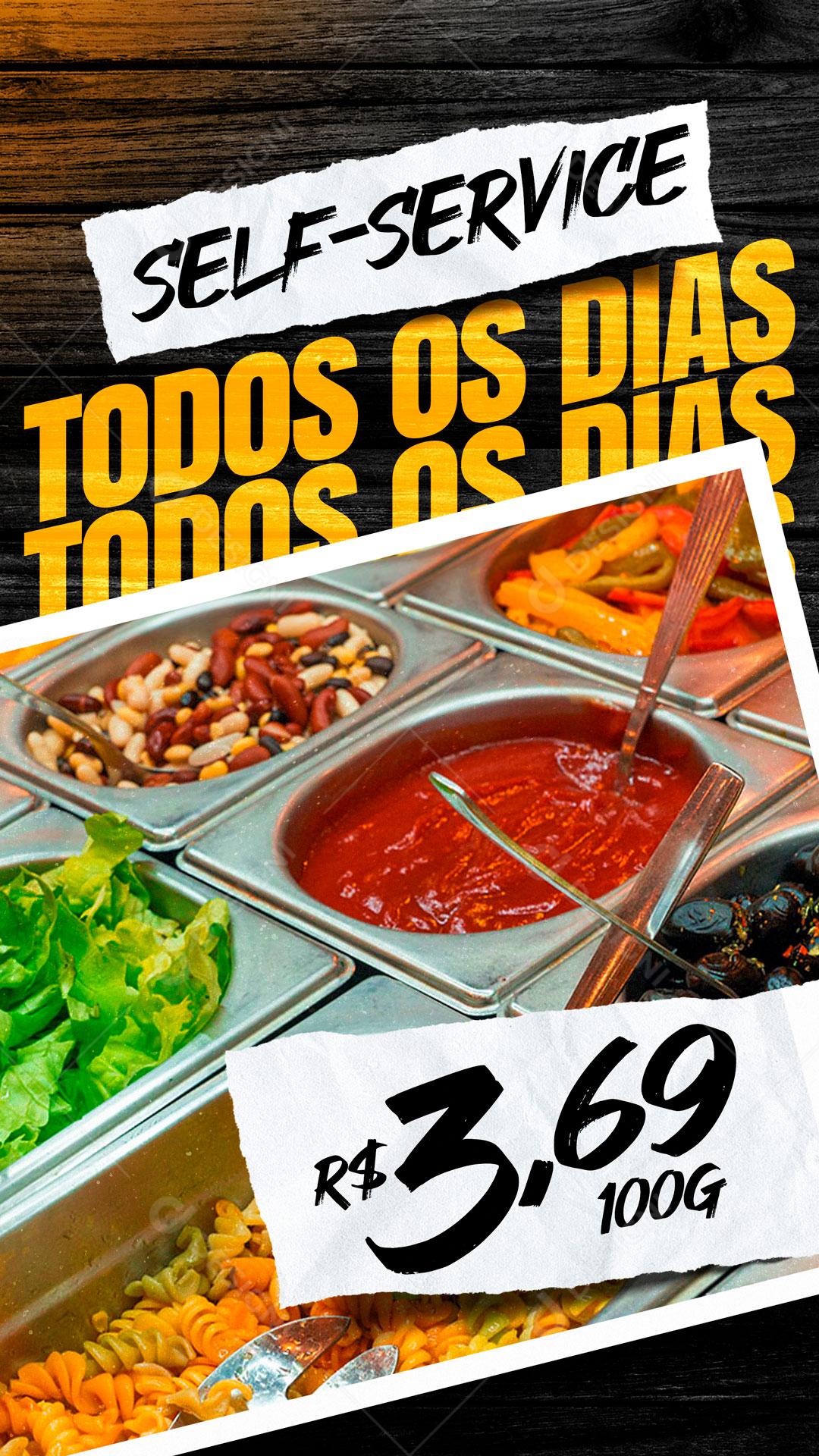 Self Service Todos Os Dia Soia Media PSD Editável