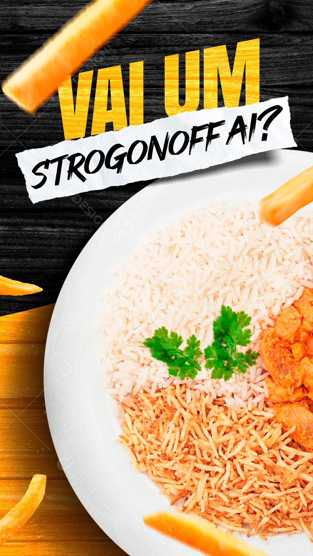 Vai Em Um Estrogonofe Ai Social Media PSD Editável