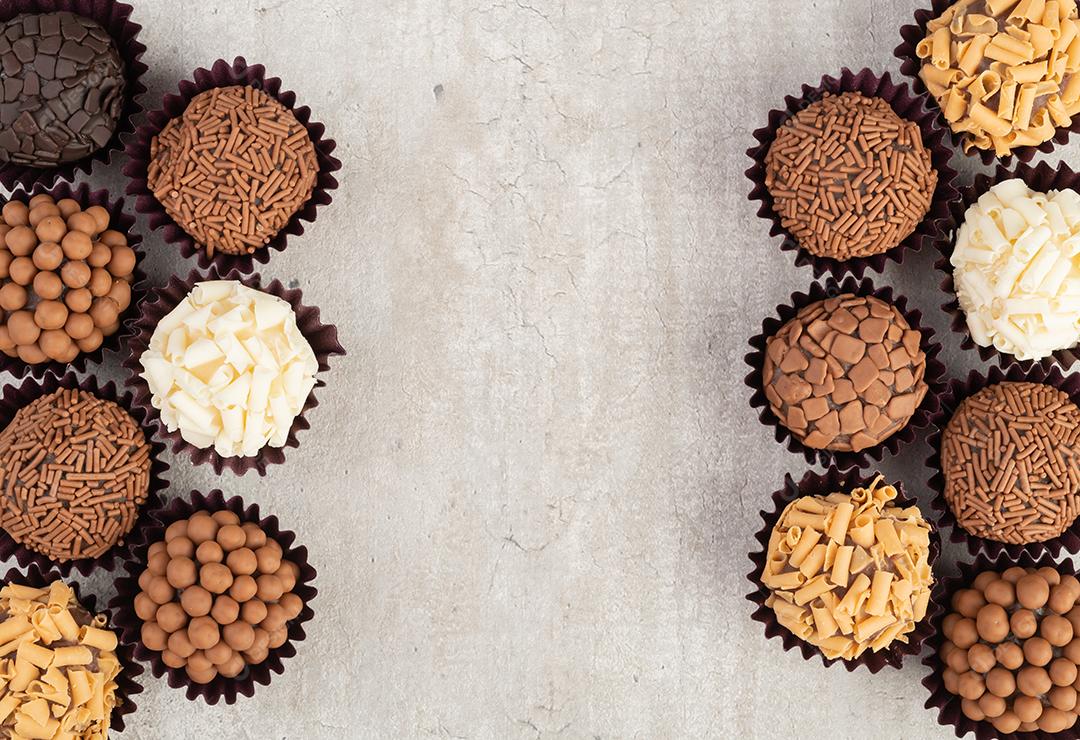 Brigadeiros típicos brasileiros, vários sabores