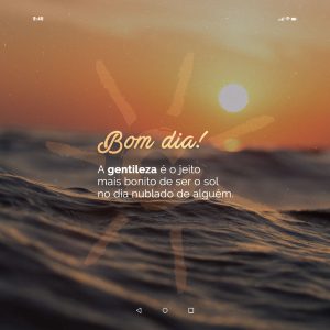 Frase Motivacional Bom dia Social Media PSD Editável