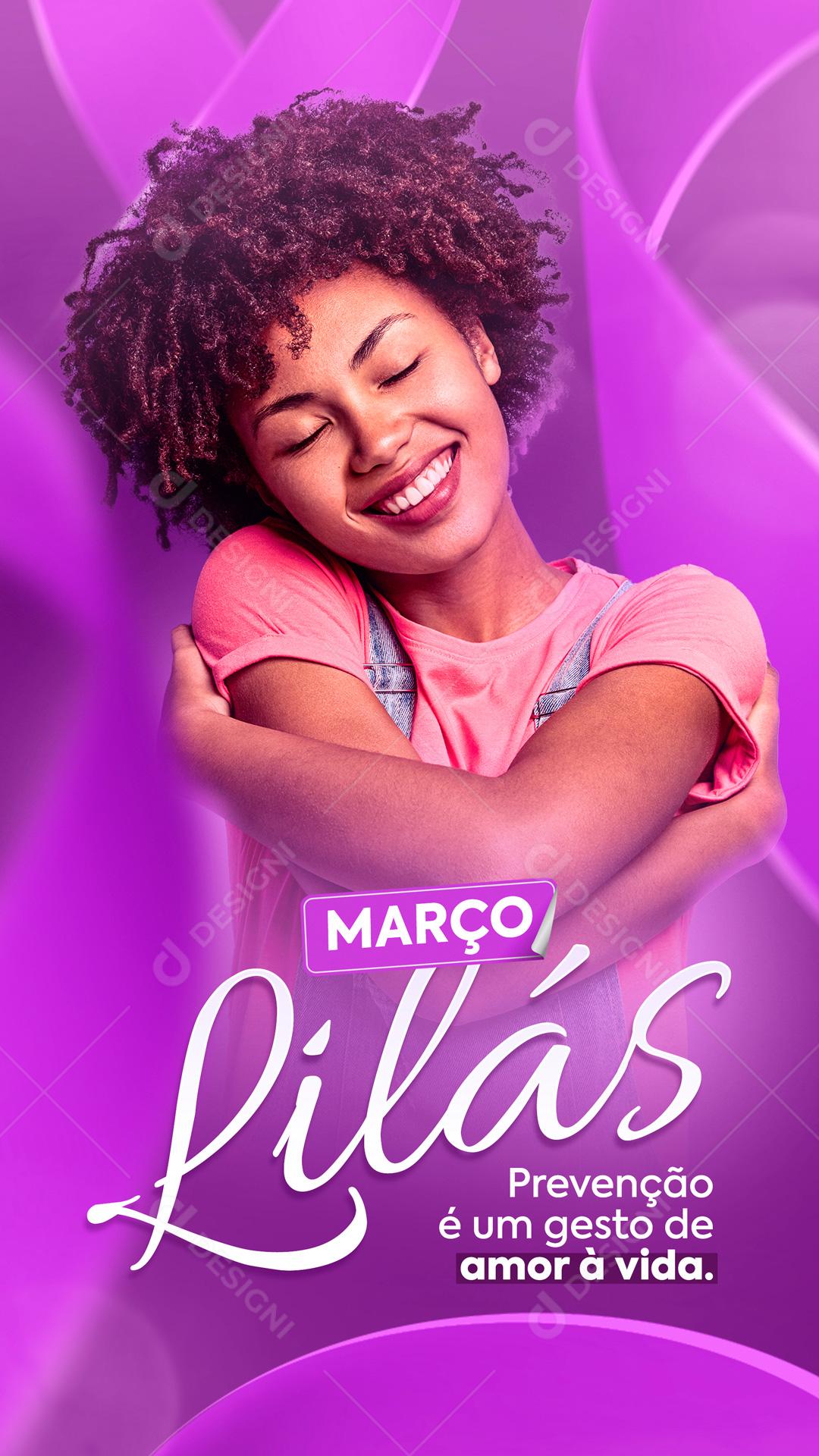 Março Dia Da Mulher Tempo De Cuidar De Você Social Media PSD Editável