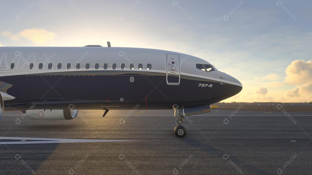 Comercial Boeing 737 Max 8 tributação, 22 fev, 2022, São Paulo, Brasil.