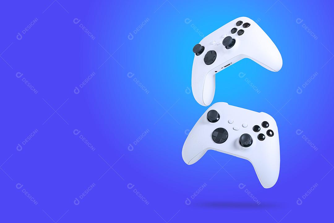 Controladores de jogos da Próxima Geração isolados