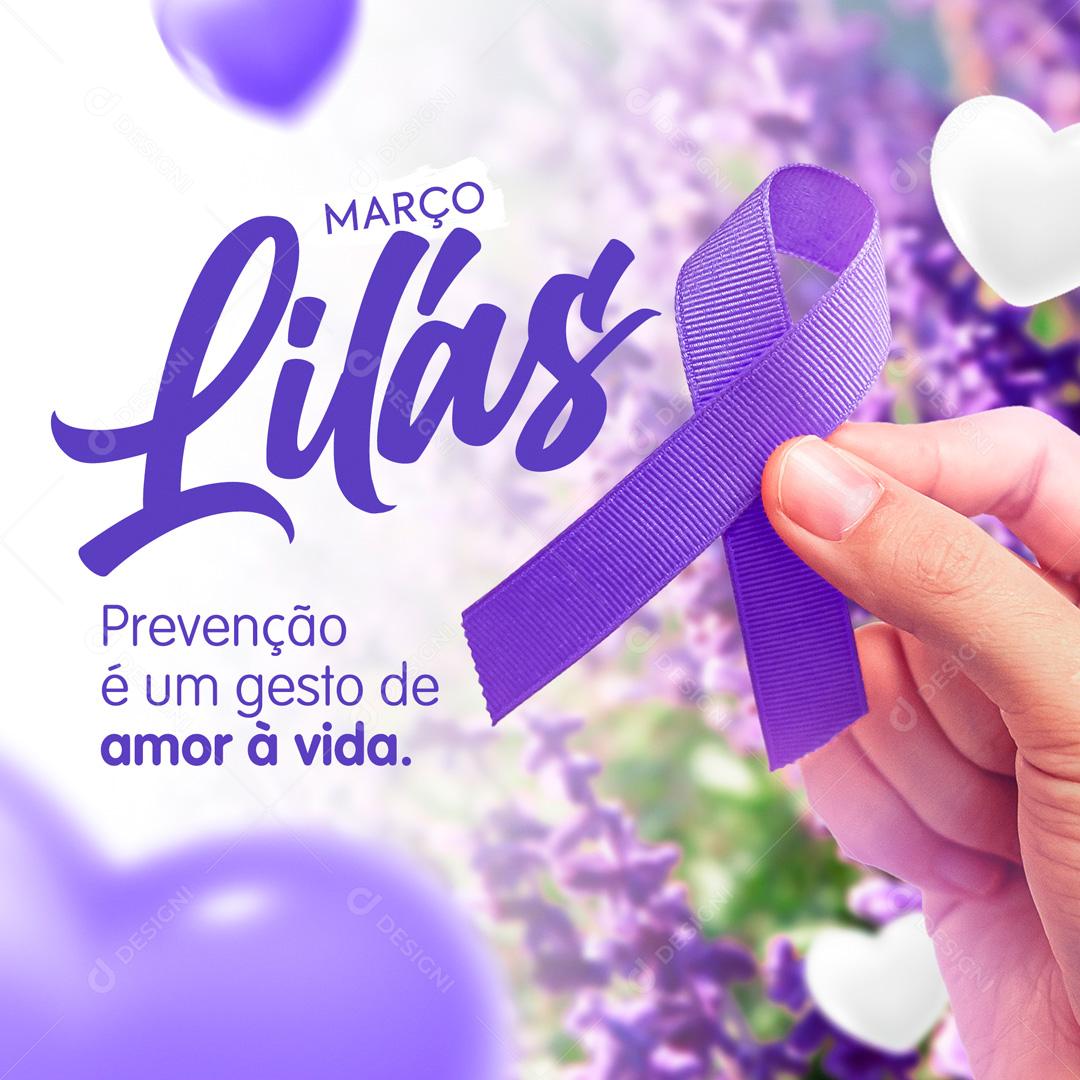 Março Dia Da Mulher Tempo De Cuidar De Você Social Media PSD Editável