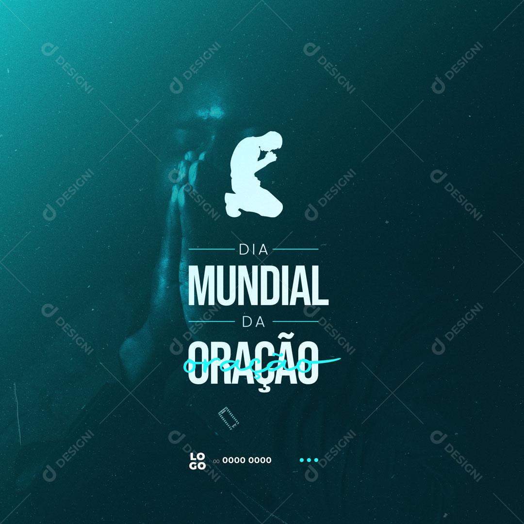 Social Media Dia Mundial da Oração 4 de Março Momento com Deus Social Media PSD Editável