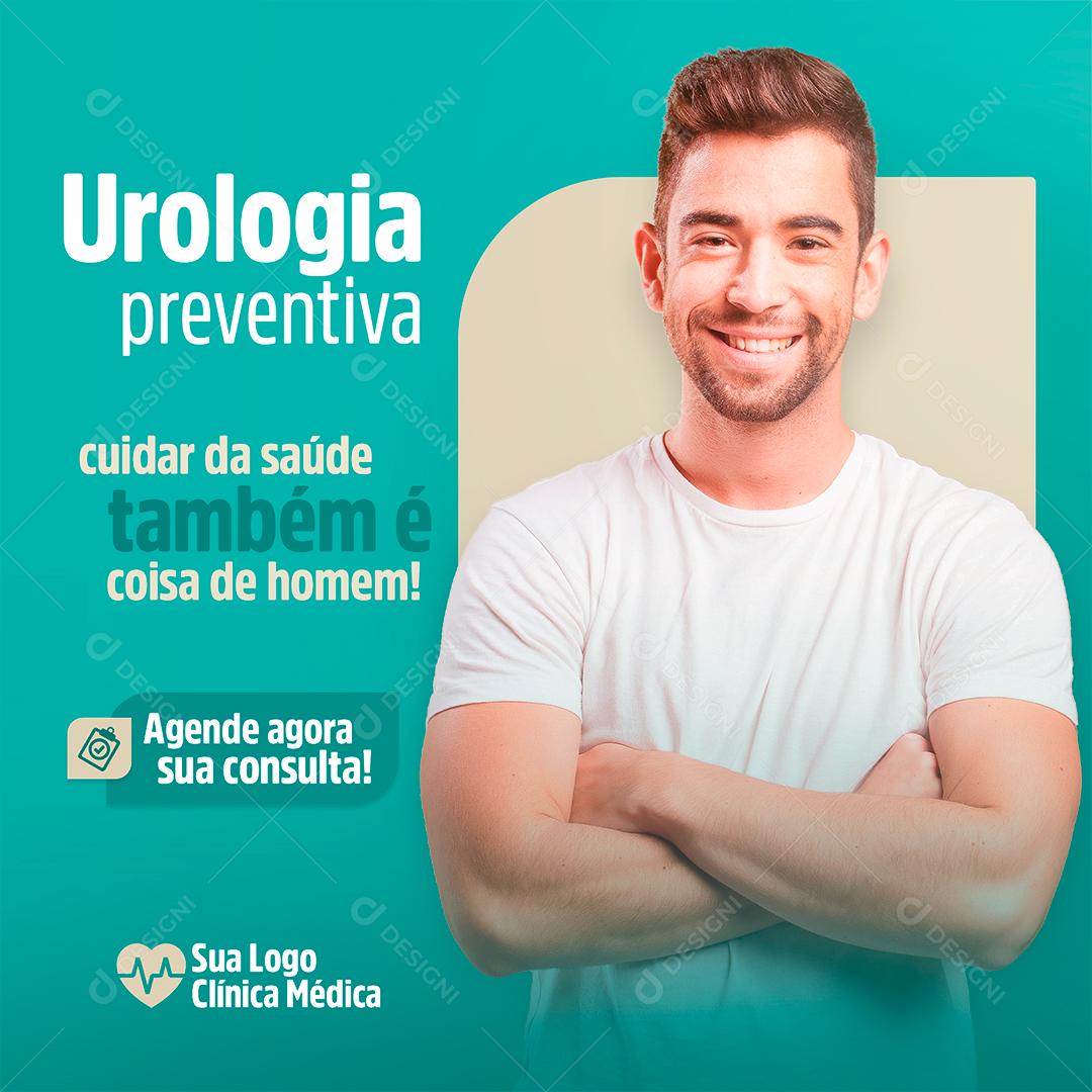 Urologia Preventiva Clínica Médica e Laboratório PSD Editável