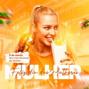 Dia Da Mulher Internacional Da Mulher Social Media PSD Editável