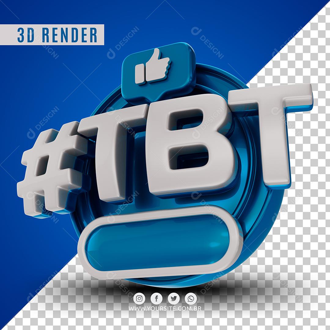 3D TBT Stamp For Composition PSD