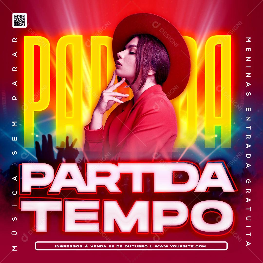 Social Media Partida Tempo Agenda Flyers PSD Editável