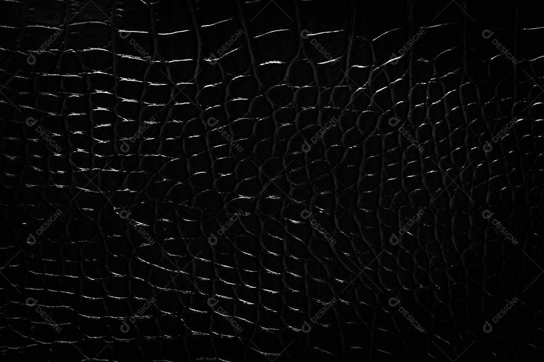 Fundo de textura de couro preto