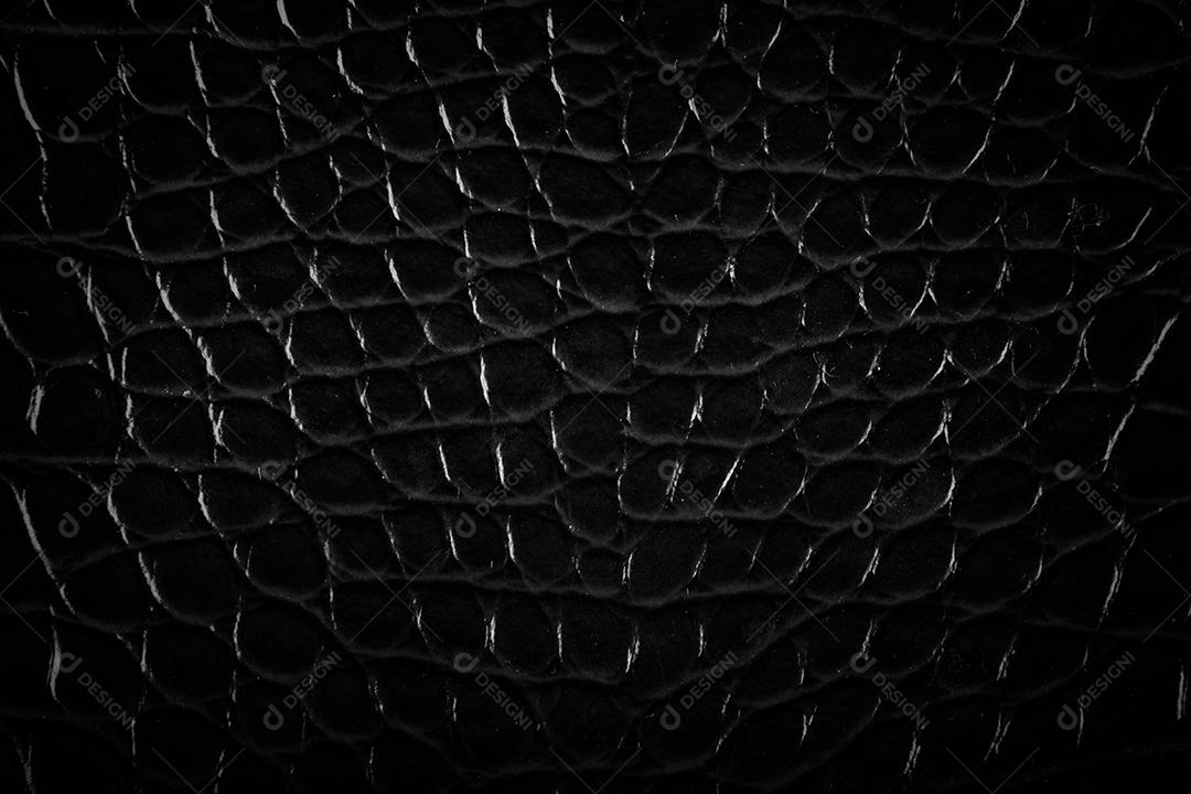 Fundo de textura de couro preto