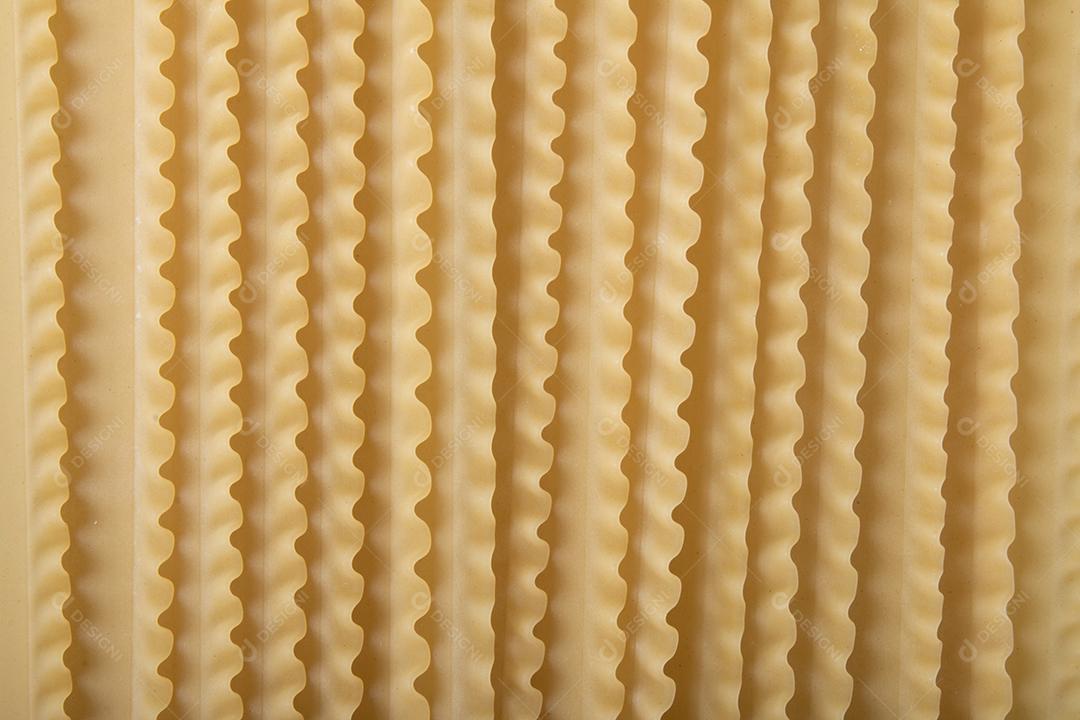 Fundo de textura de macarrão de macarrão de lasanha