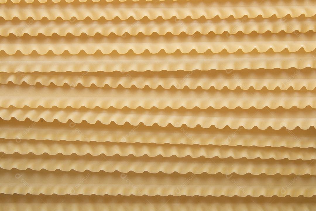 Fundo de textura de macarrão de macarrão de lasanha