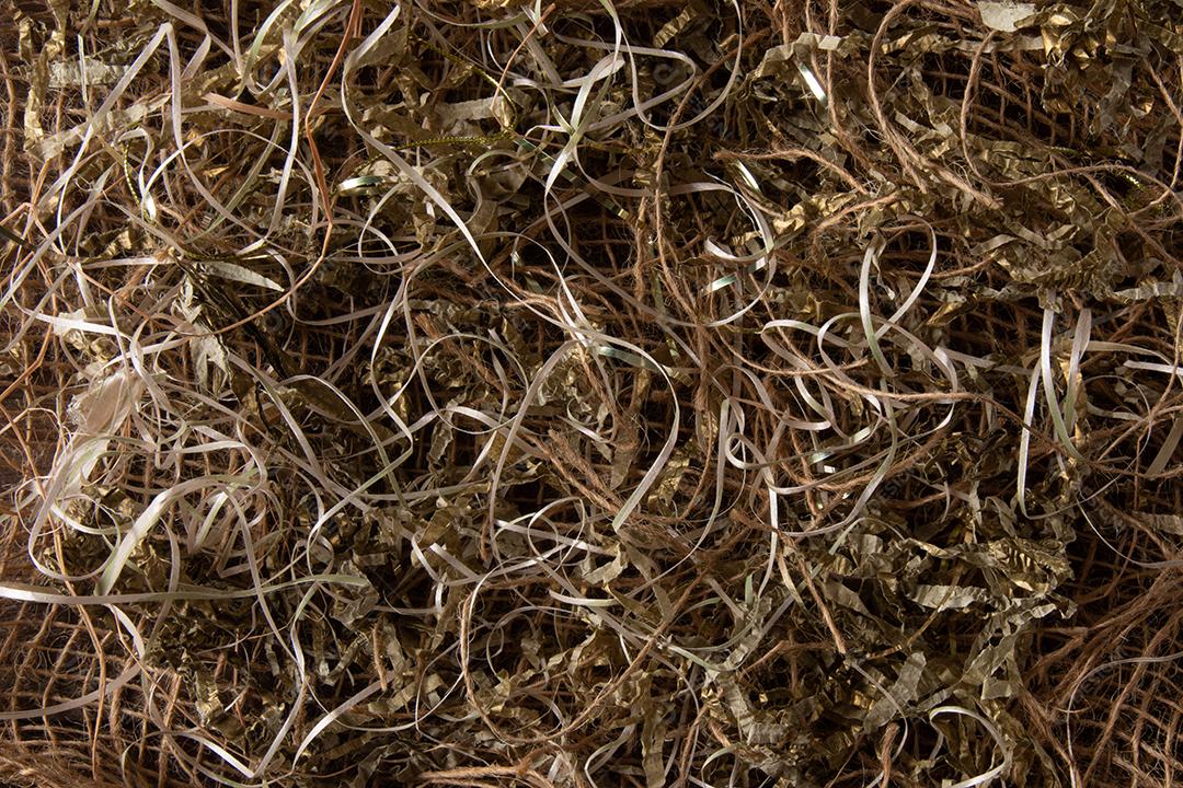 Fundo orgânico com textura de juta e fibra