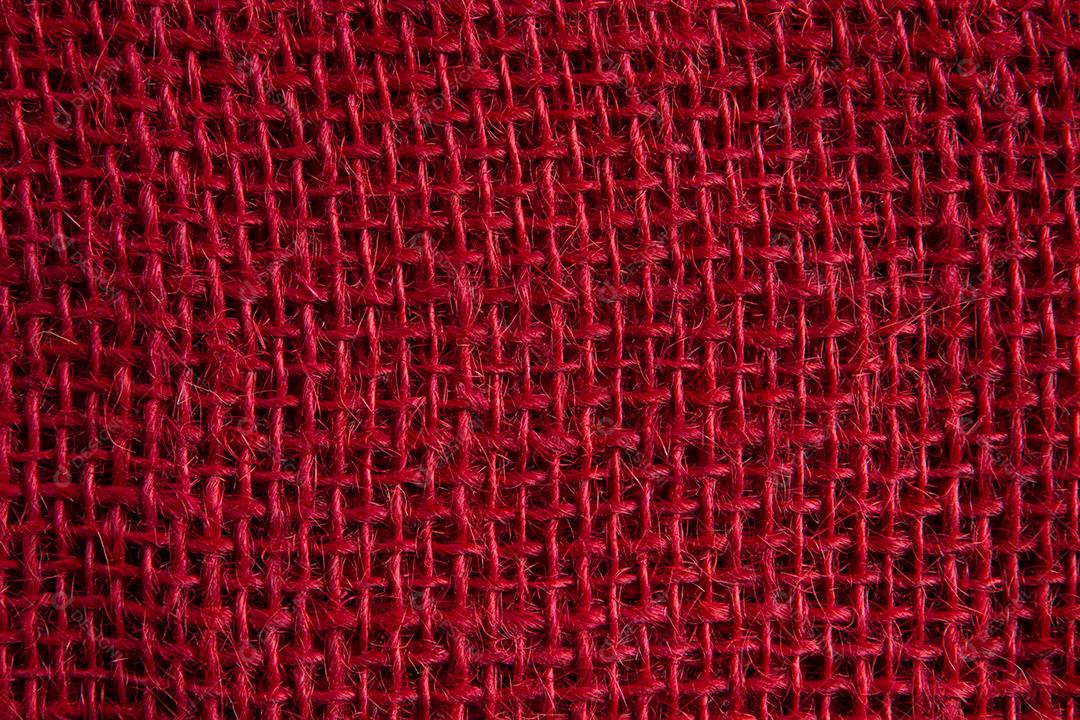 Fundo com textura de fibra de juta vermelha