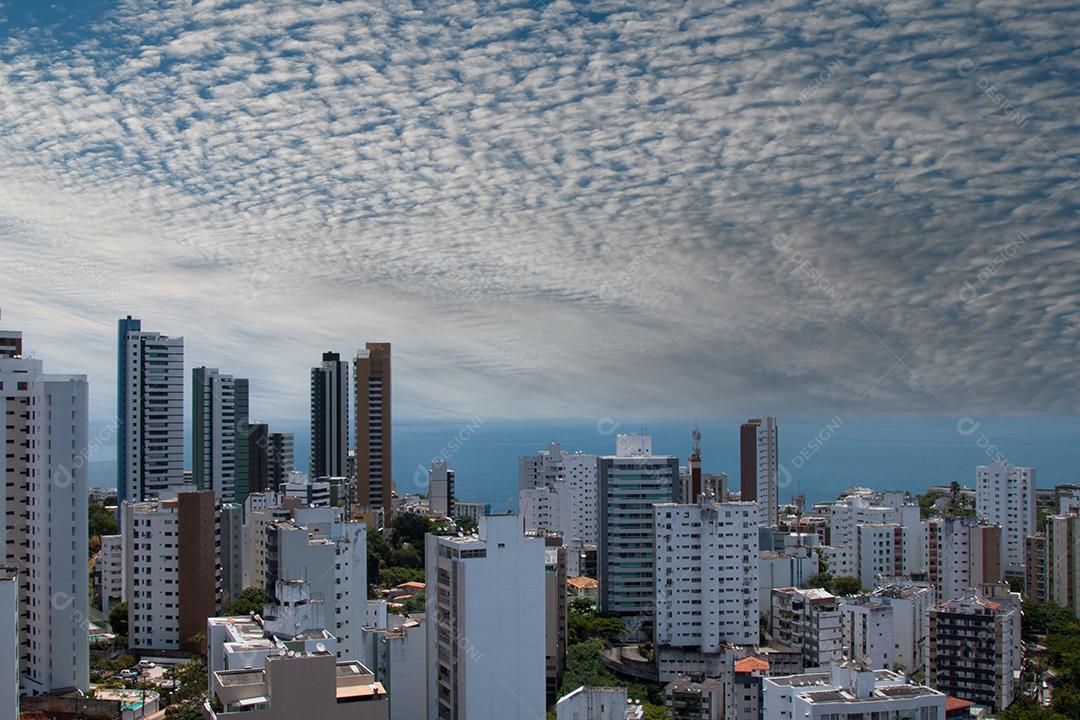 Vista de prédios na cidade de Salvador Bahia Brasil