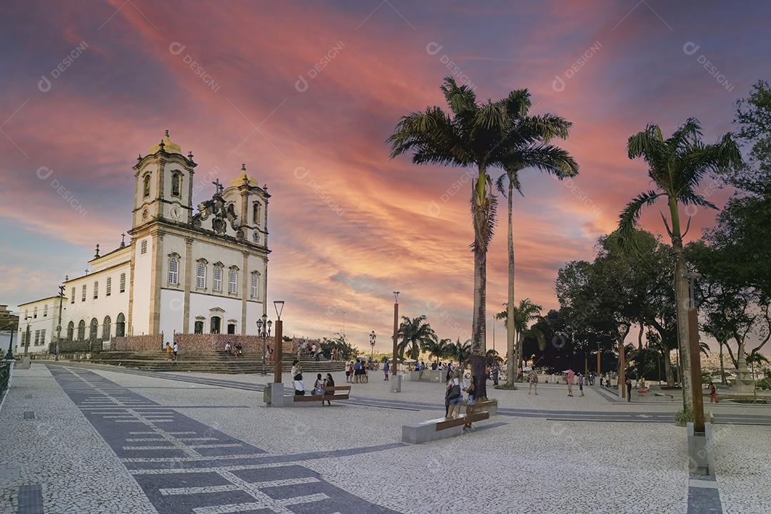 Vista panorâmica da famosa igreja do Bonfim em Salvador Bahia Brasil