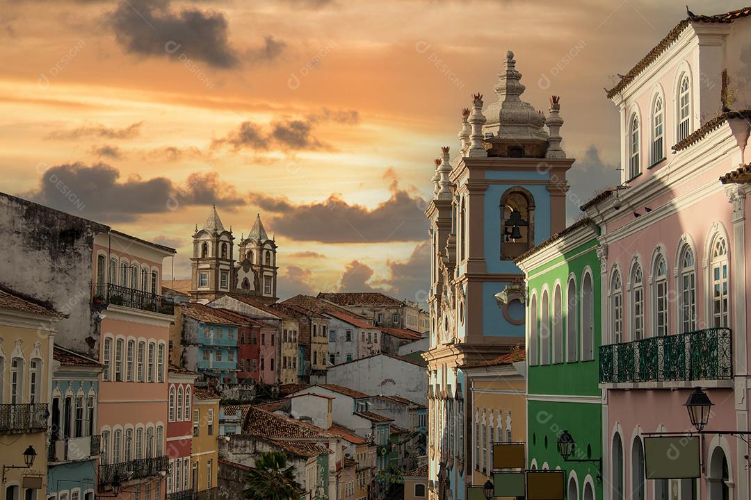 Pelourinho, Centro Histórico da cidade de Salvador Bahia Brasil