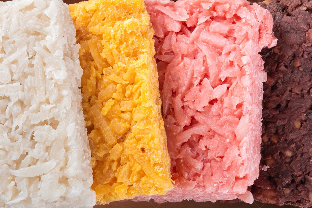 Doce de coco doce de coco, textura doce brasileira