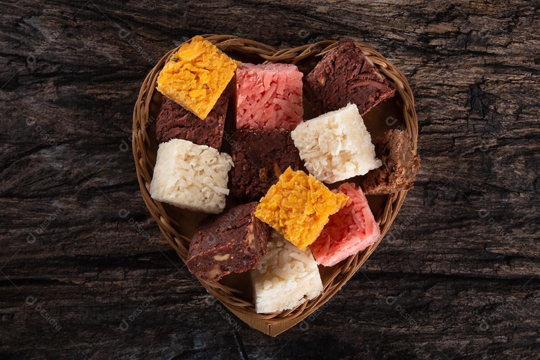 Doce de coco doce de coco, textura doce brasileira