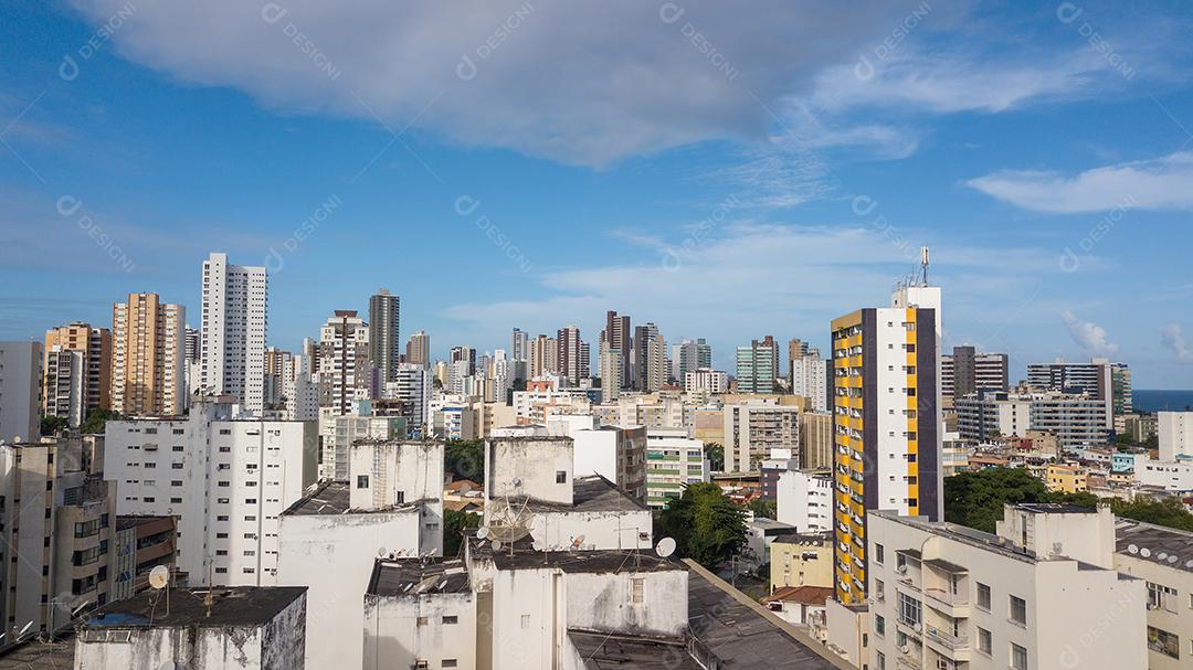 Salvador Bahia Brasil. Vista aérea de drone