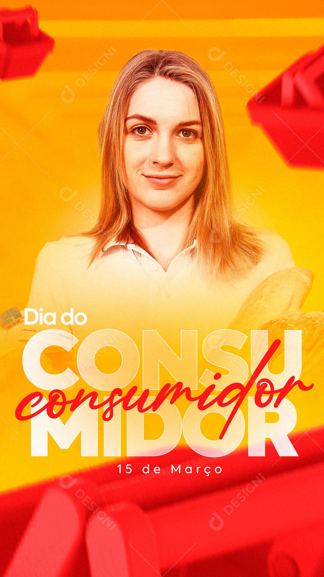 Dia Do Consumidor Nossa Razão De Viver Vem De Você Social Media PSD Editável