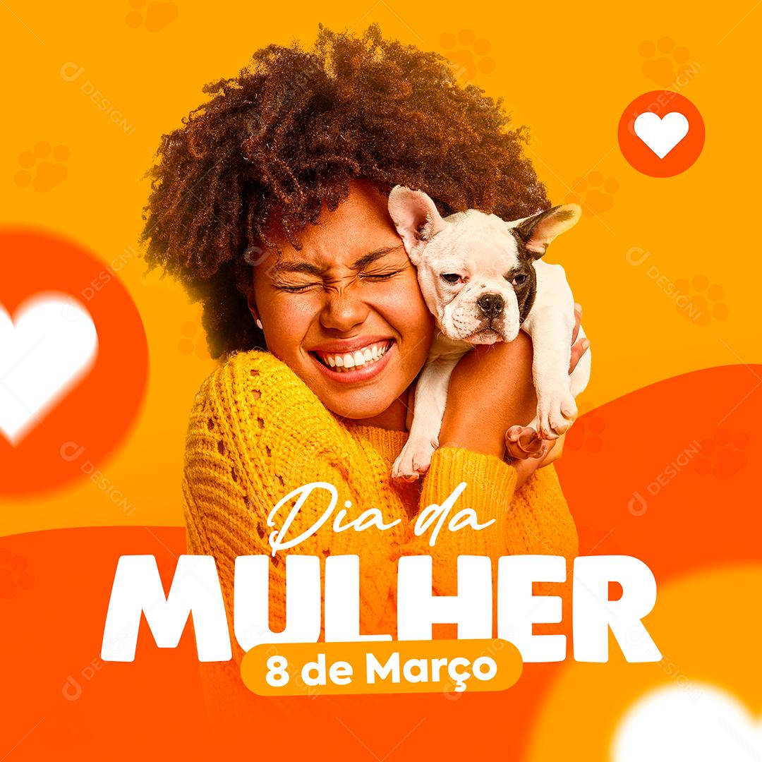 Social Media Dia da Mulher 8 de Março PSD Editável