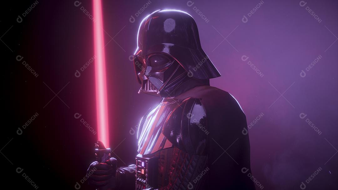 3D Render Darth Vader, ilustração 3D, 08 Mar, 2022, São Paulo, Brasil