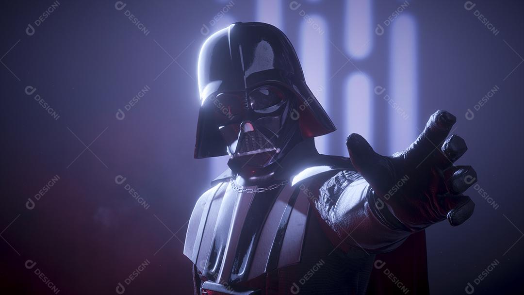 3D Render Darth Vader, ilustração 3D, 08 Mar, 2022, São Paulo, Brasil