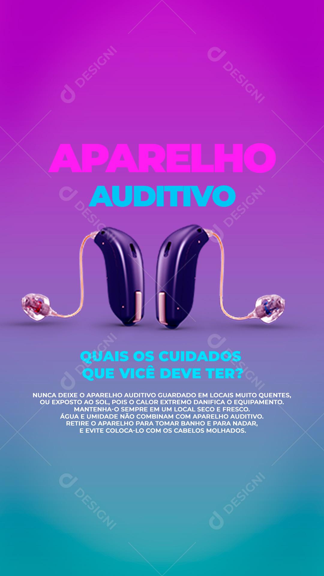 Aparelho Auditivo Quais Cuidados Que Você Deve Ter Social Media PSD Editável