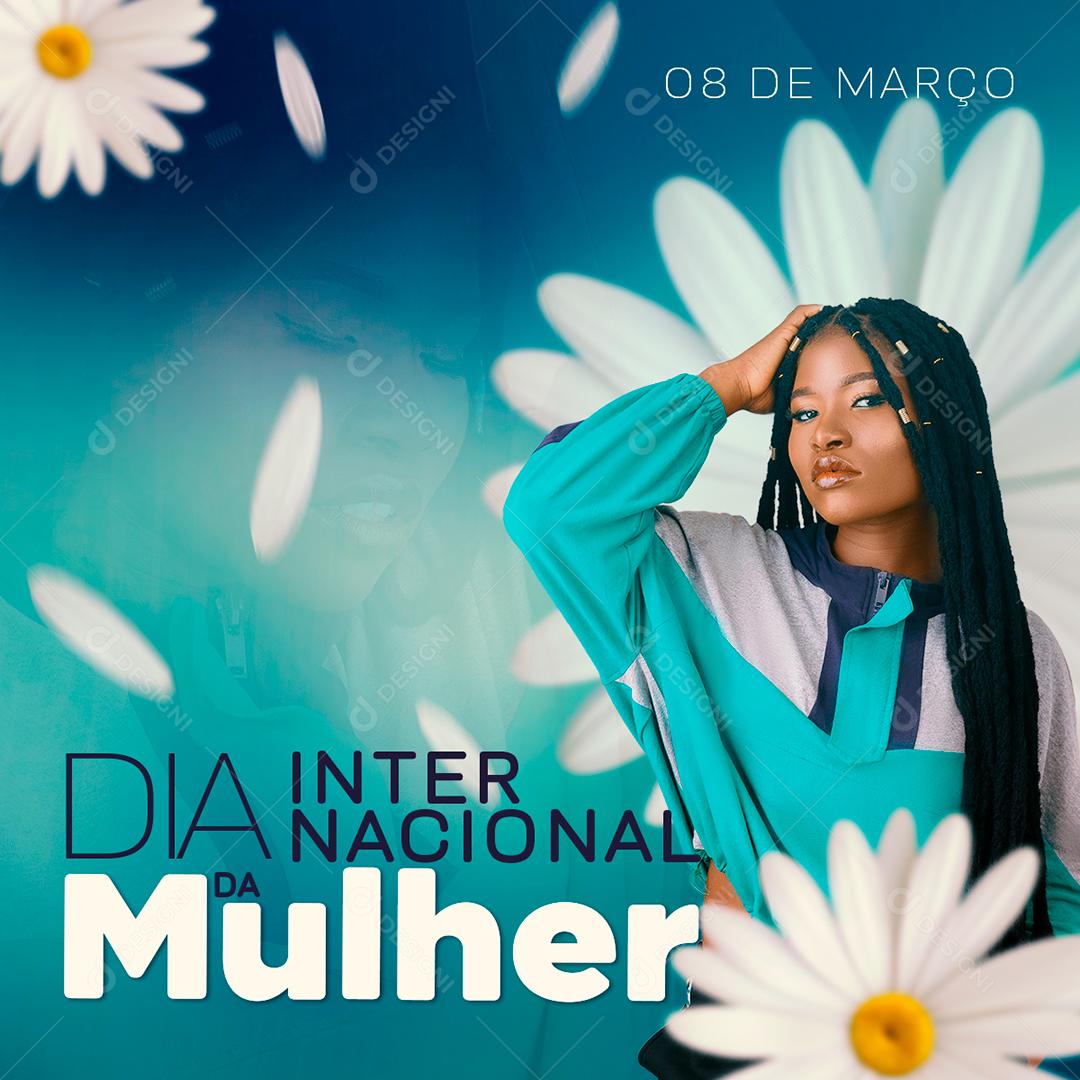 Social Media Dia da Mulher 8 de Março PSD Editável