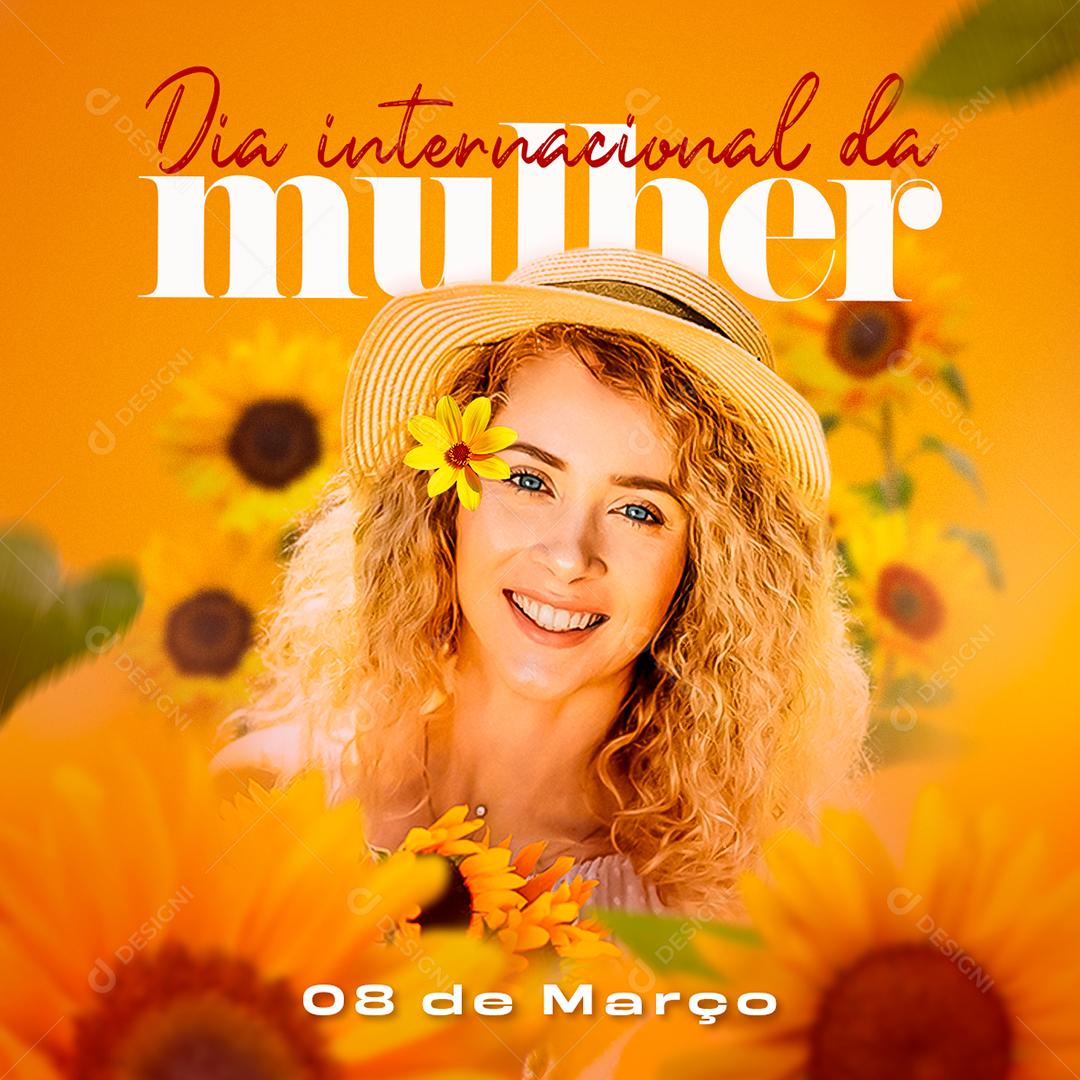 Social Media Dia Internacional da Mulher 8 De Março PSD Editável