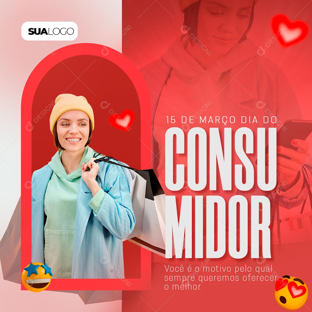 Dia Do Consumidor 15 De Março Social Media PSD Editável