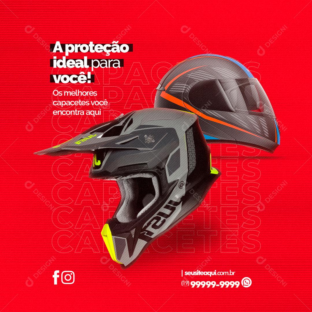 Oficina Mecânica A proteção ideal para você Social Media PSD Editável