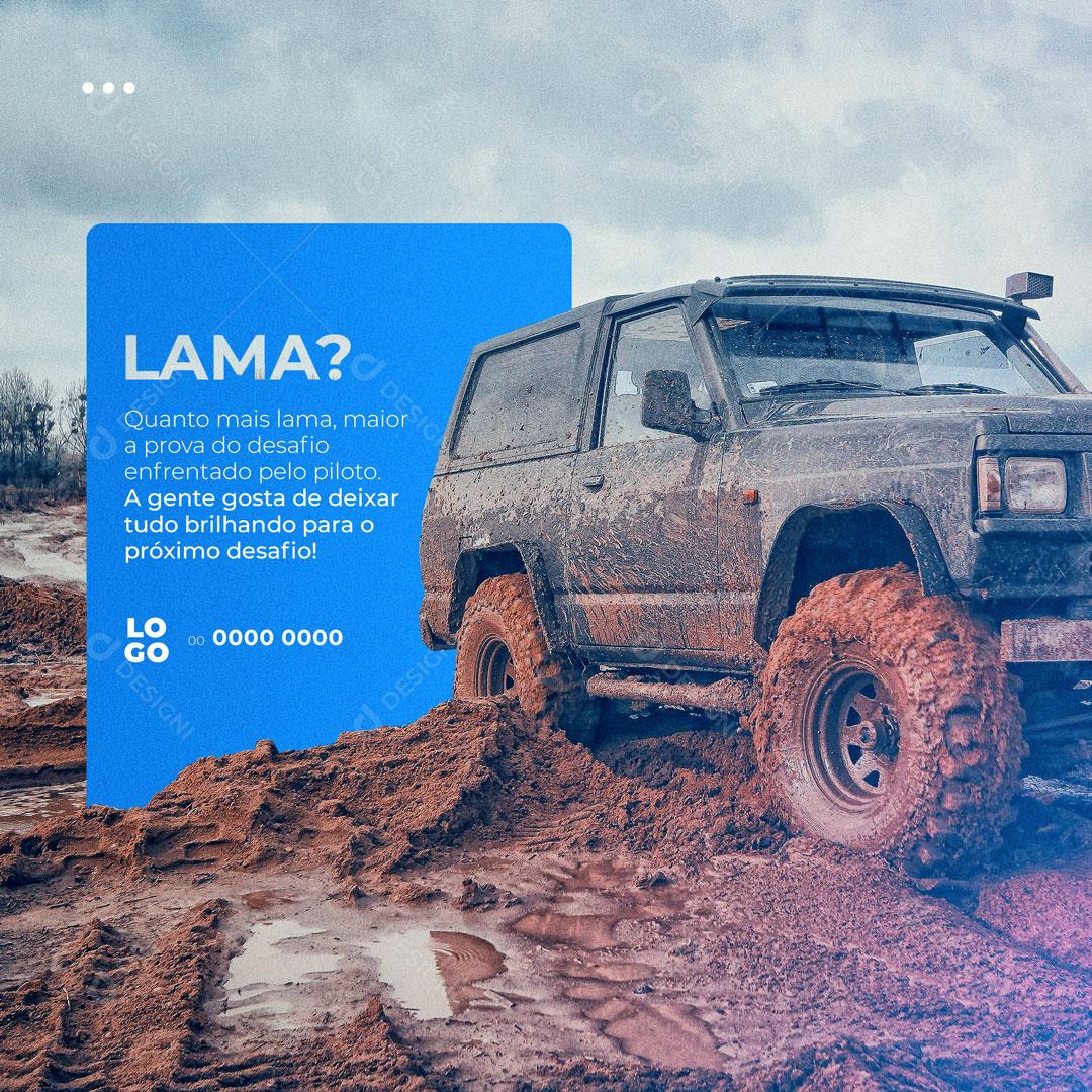 Social Media Lava Jato Deixamos Tudo Brilhando Para o Próximo Desafio PSD Editável