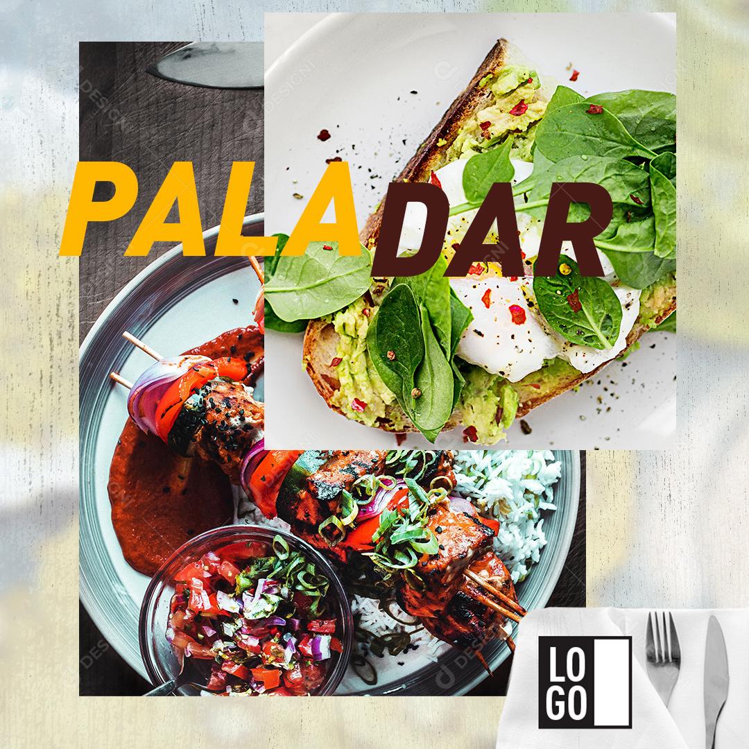 Social Media Restaurante Comida Deliciosa PSD Editável