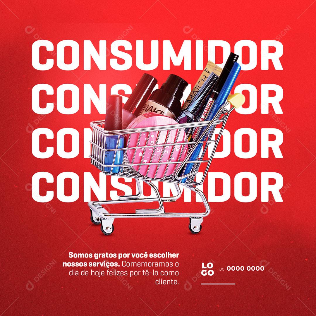 Post Manicure Dia do Consumidor 15 de Março Social Media PSD Editável