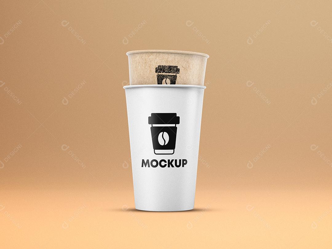 Mockup Copo Para Composição PSD