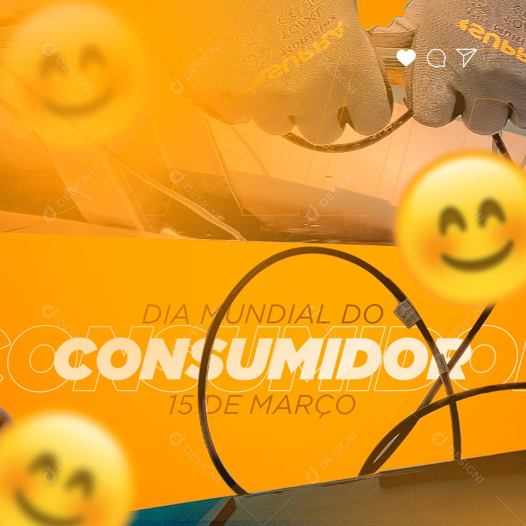 Post Energia Solar Dia Mundial do Consumidor 15 de Março Social Media PSD Editável