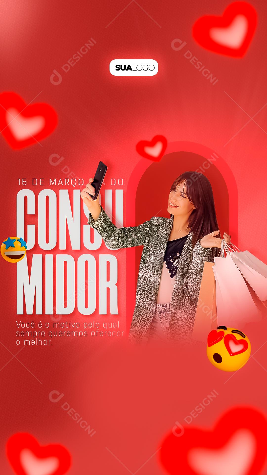 Social Media 15 de Março Dia Do Consumidor PSD Editável